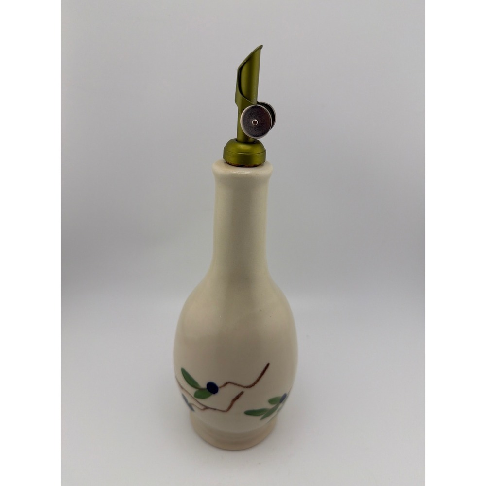 Emerson Creek Pottery 2001 Olive Oil Dispenser Hand Painted - Picture 4 of 4